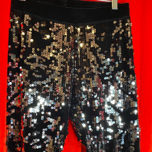 🖤Velvet sequin pants🖤 - Picture 3 of 8